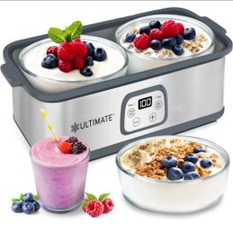 NEW Ultimate Probiotic Yogurt Maker Adjustable Temperature & Time Healthy Food activity kitchen Home appliance Bowl Plate