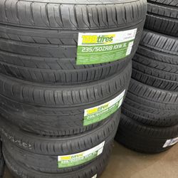BRAND NEW TIRES 235/50r18 TBB ALL SEASON FOR SALE SET OF 4 TIRES $349 WITH INSTALLATION AND BALANCING 