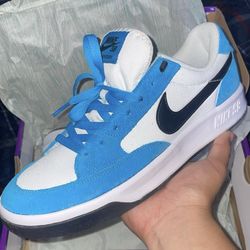 Size 10 Like New Nike SB Adversary Premium Blue White