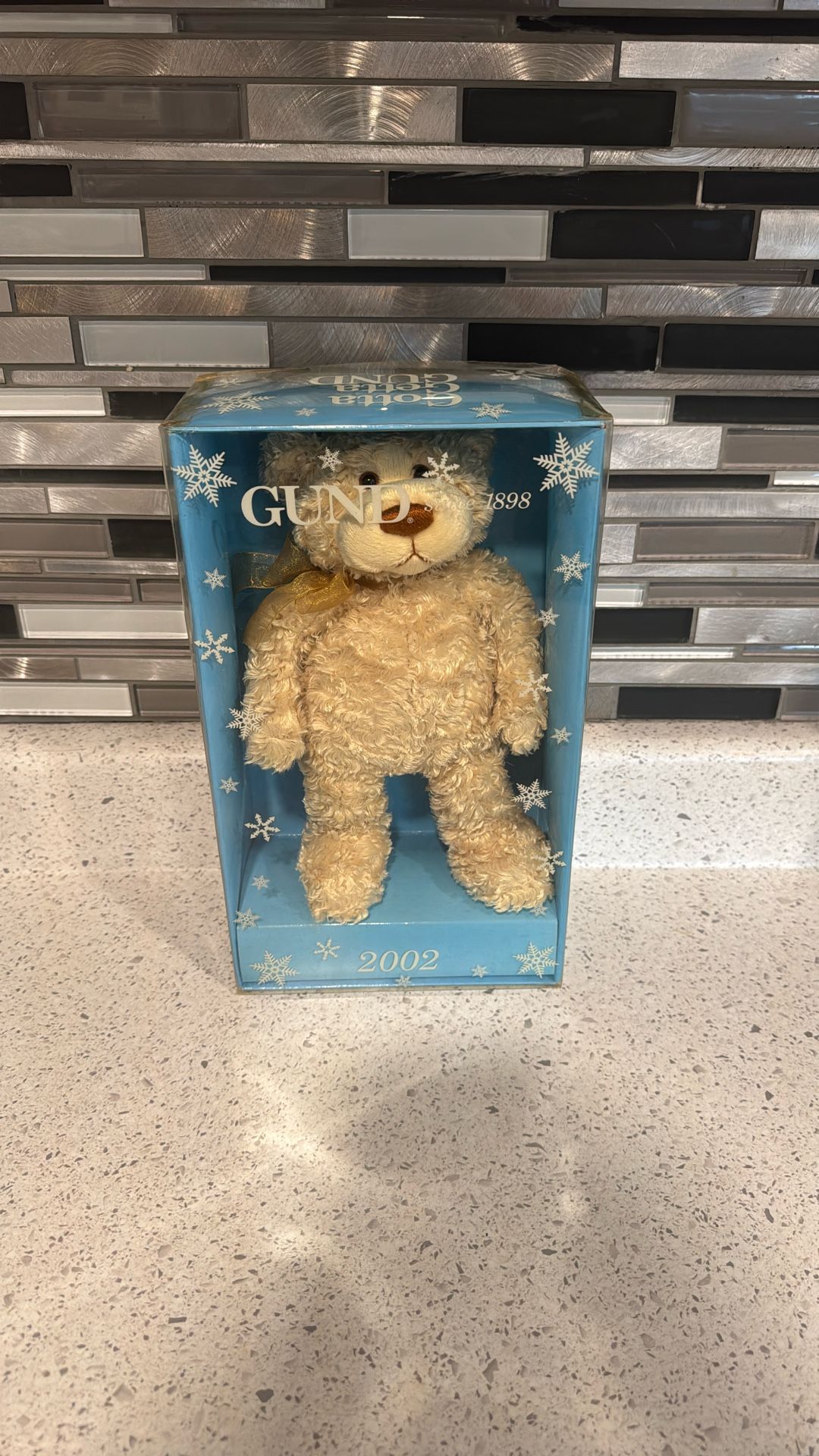GUND Bear 2002 Limited Edition Plush Teddy Macy's New York Original Box