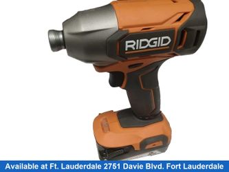 Ridgid R860021 Orange Cordless Impact Drill