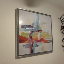 Colorful Framed Abstract Wall art