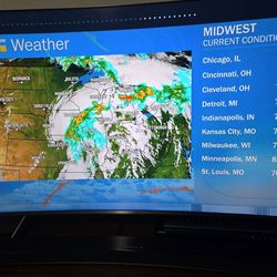 55"  samsung curved TV