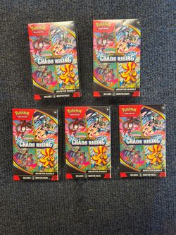 Pokemon Chaos Rising Booster Bundles - 5 Available
