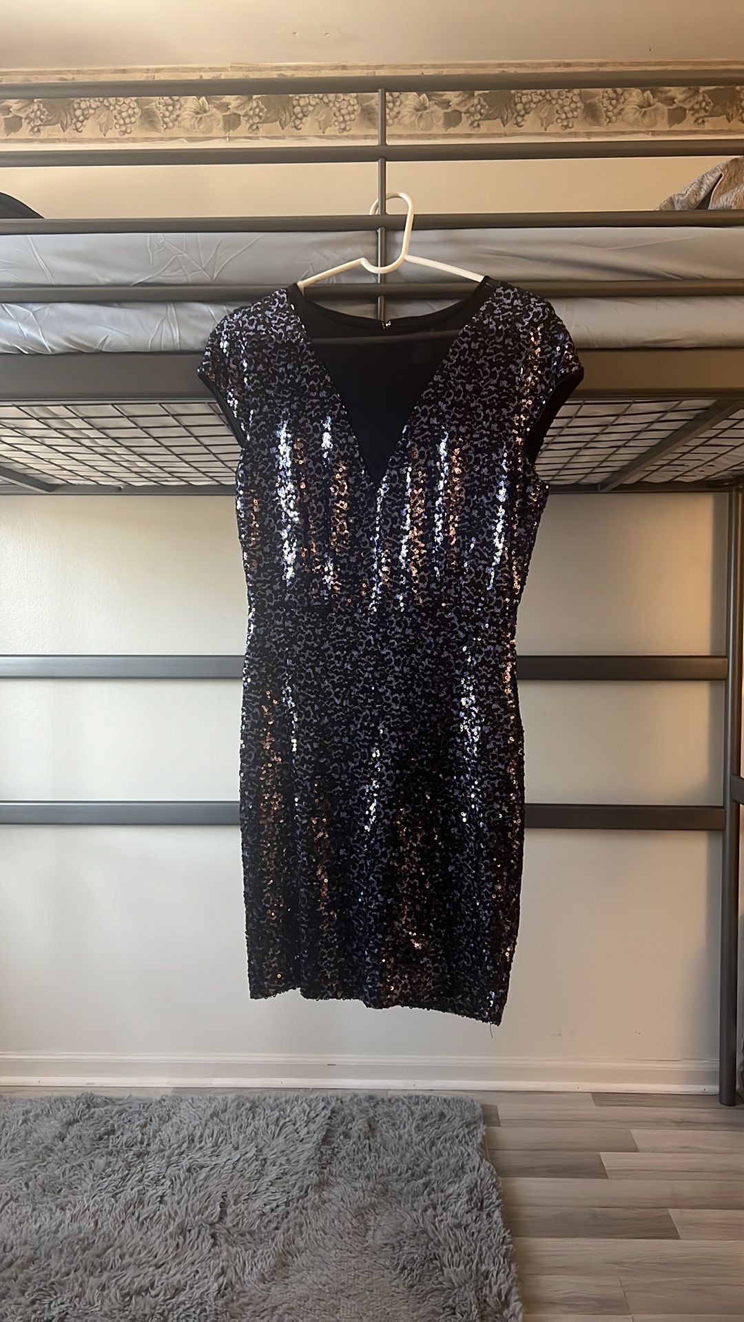 Glamorous Sequined Purple Formal Dress