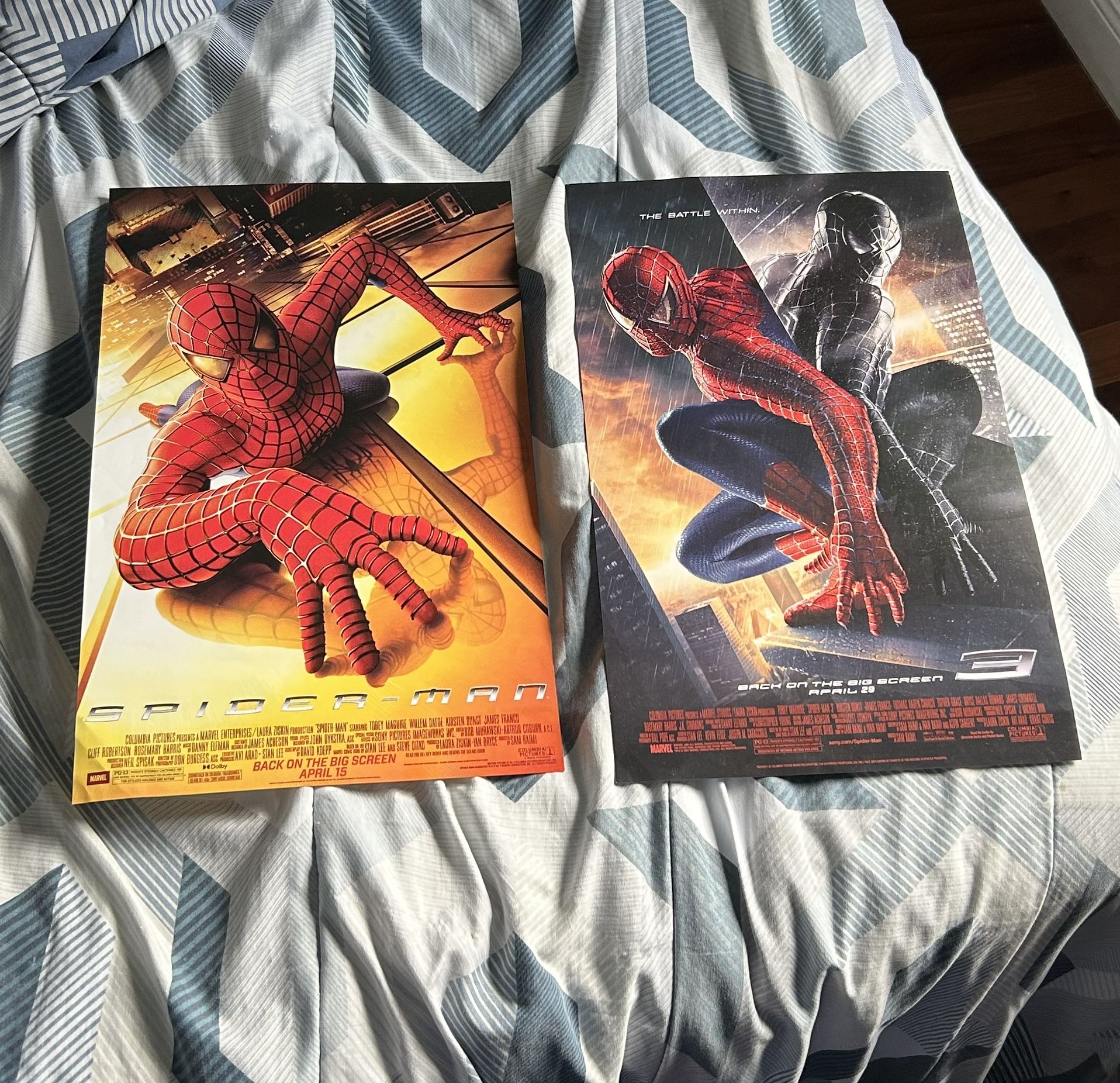 Spider-Man 1 & 3 Mini Posters From Re-Release