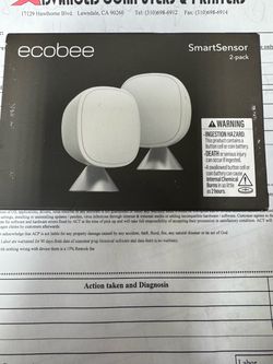 Ecobee smart sensor 2 pack