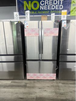 Samsung - 36 in. Wide 32 cu. ft. 3-Door French Door Smart Refrigerator with Dual Auto Ice Maker - Stainless Steel  ♥️