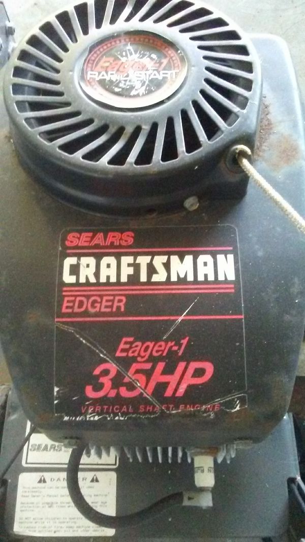 Sears craftsman edger eager1 3.5 HP Vertical shaft engine for Sale in