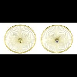 26” 144 Spoke Gold Wheel 
