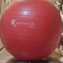Brand New Large Excercise Ball With Pump. ( Never Used ).