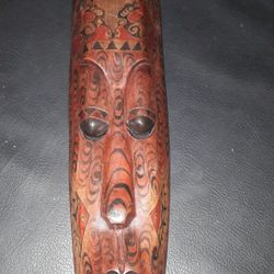 Lombok Handpainted and Handcraftef Wooden Mask