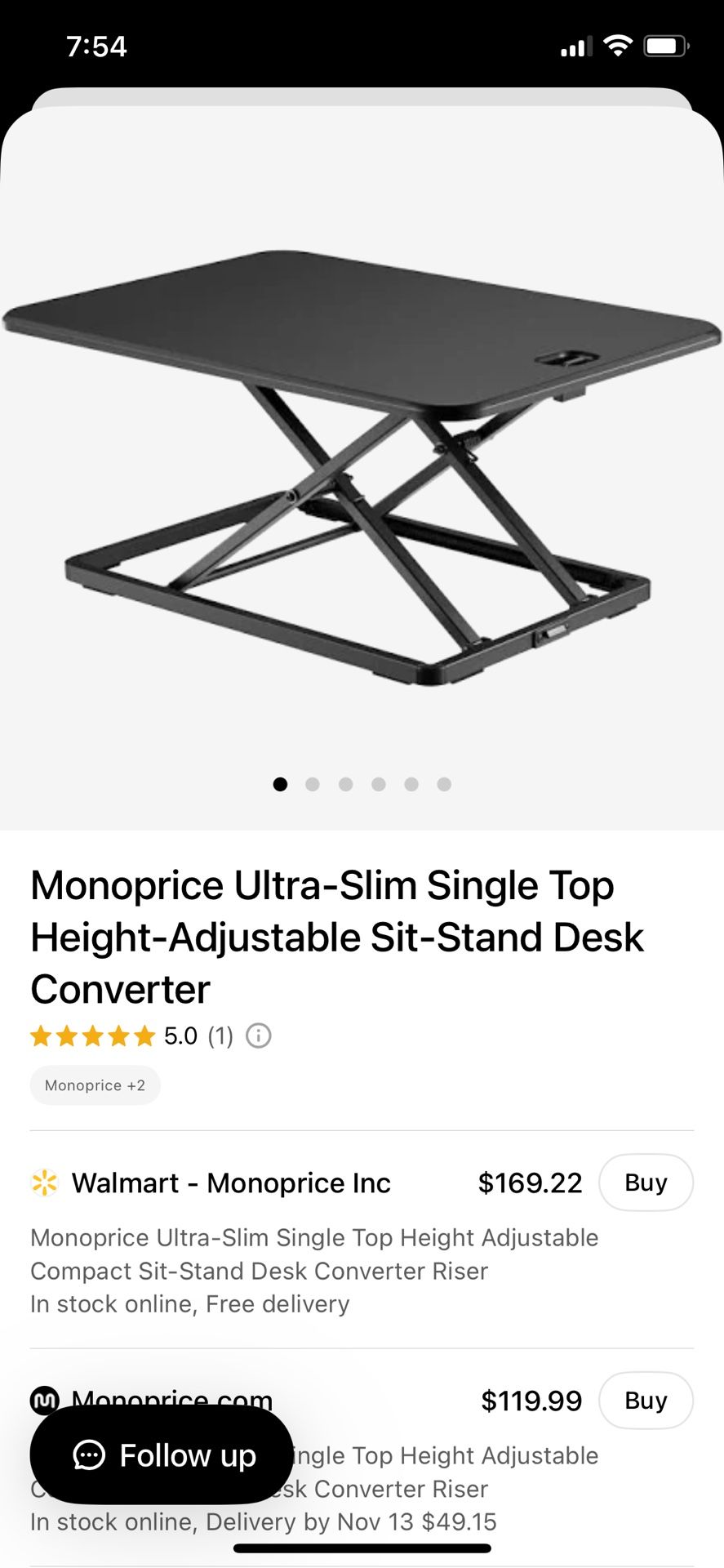 Desktop Stand Up Extender