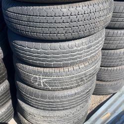 205-75-14 Trailer Tires Good Used 