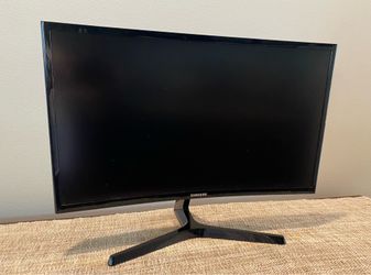 24” curved LED monitor
