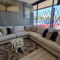 Ashley Rawcliffe Parchment Sectional