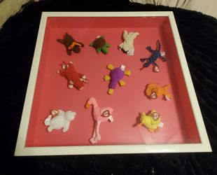 McDonald's Ty Teanie Beanie Babies Collection In Display