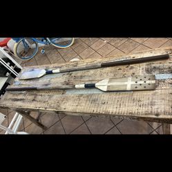 Decorative Wooden Oars 
