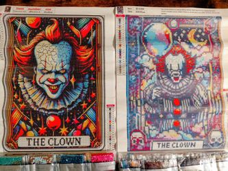 The Clown Diamond Art Painting Kits Set of 2