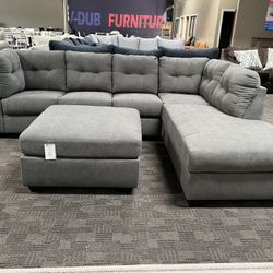 New Grey Sectional Couch 