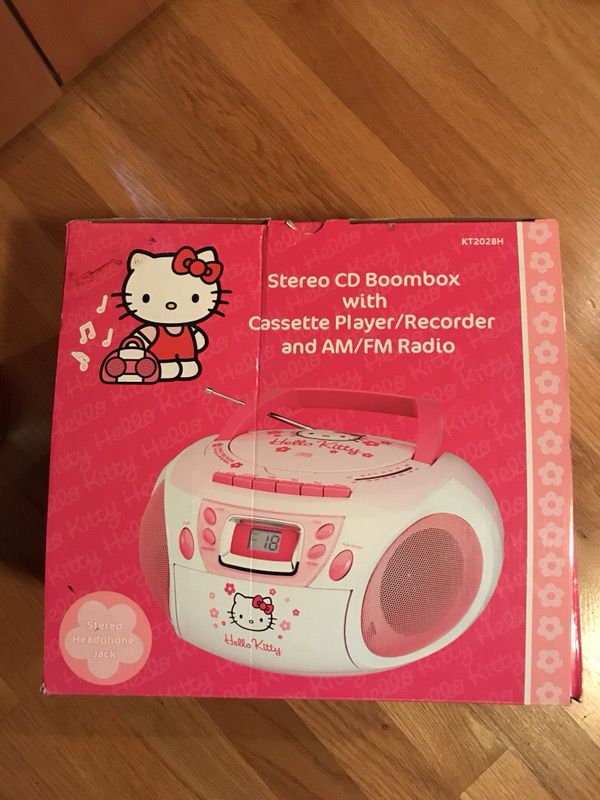 Hello Kitty CD/Cassette/Radio