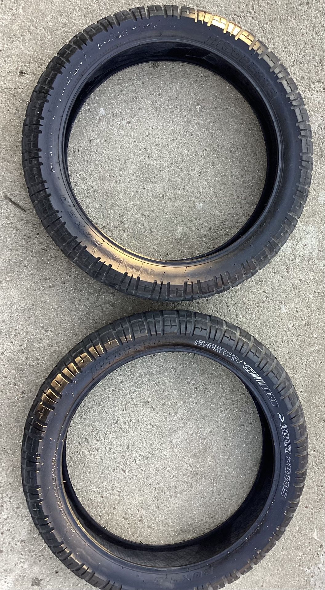 super 73 tires- Used