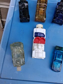 AVON perfume bottles.