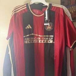 Adidas MLS 23/24 Atlanta United FC Home Jersey Red Soccer IC3000 Mens XL NEW