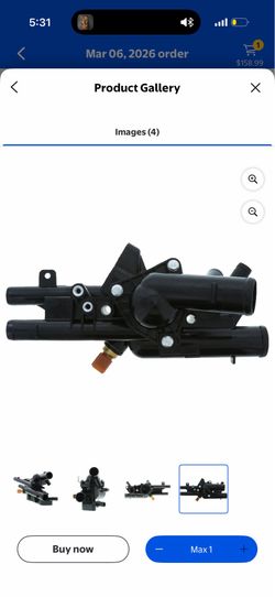MotoRad TA5127 - Engine Coolant Thermostat And Housing Assembly Fits select: 2011-2014 HYUNDAI SONATA, 2011-2015 KIA OPTIMA