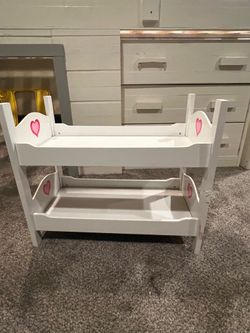 Wooden Doll Play bed