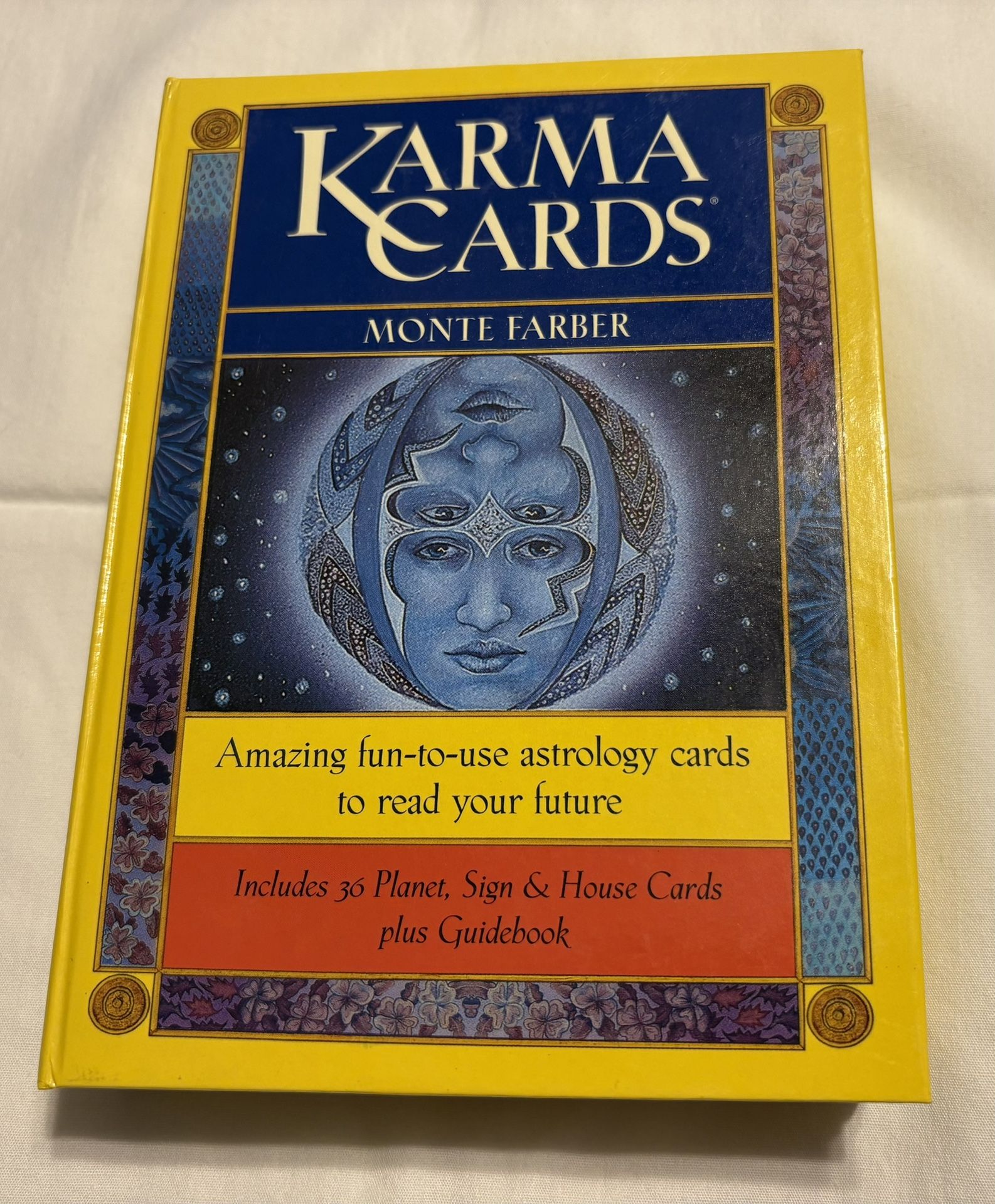 NEW Karma Cards by Monte Farber Psychic Astrology Guide Book & Cards (COMPLETE SET)