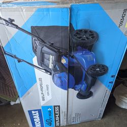 New In Box. Kobalt Self Propelled 40v Max Electric Lawnmower Mower. Never Opened