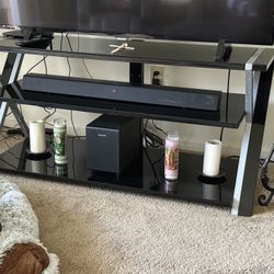 Glass Tv Stand 