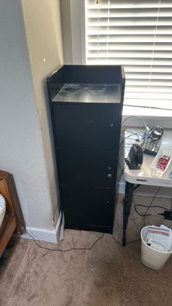 Black cupboard