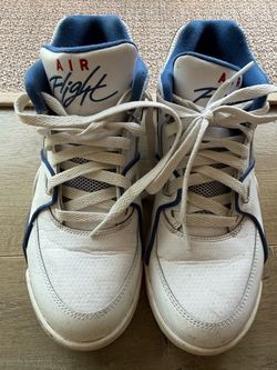 Nike Air Flight Sneakers White Blue Red