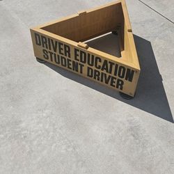 Magnetic Driver Education Sign