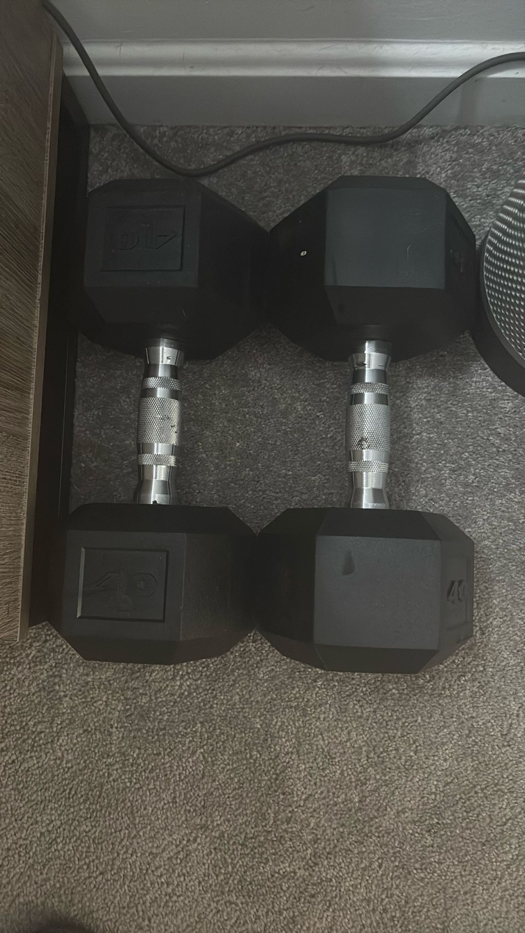 40 Lb Dumbbells