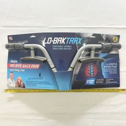 Lo-Bak Trax Portable Spinal Traction Device With Instructional DVD As Seen On TV