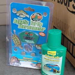 Turtle Thermometer & Water Cleaner
