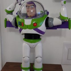 Disney Pixar Buzz Lightyear Talking Light Up 12” Figure Thinkway Toys Toy Story