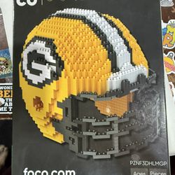 Green bay Packers Mini Building Block Set Still In Box
