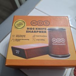 New In Boxhos Knife Sharpner
