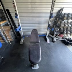 FITNESS GEAR PRO 600  Squat Rack Olympic Weight Bench…. Home Gym Fitness….