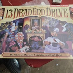13 DEAD END DRIVE BOARD GAME NEW