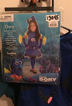 Dory costume size 3-4