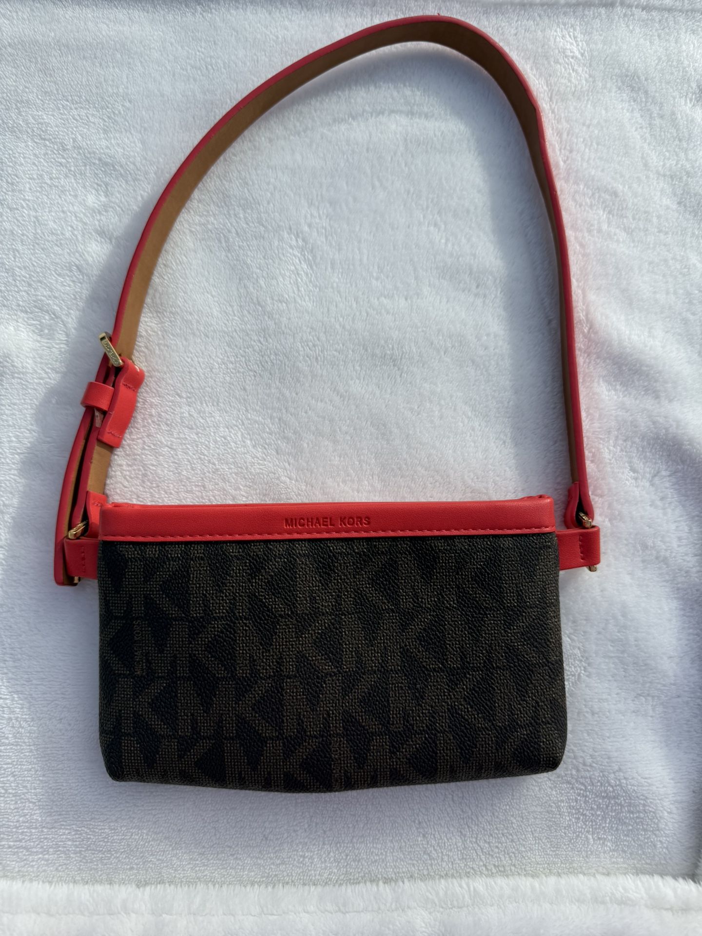 Michael Kors Signature Leather Waist Bag