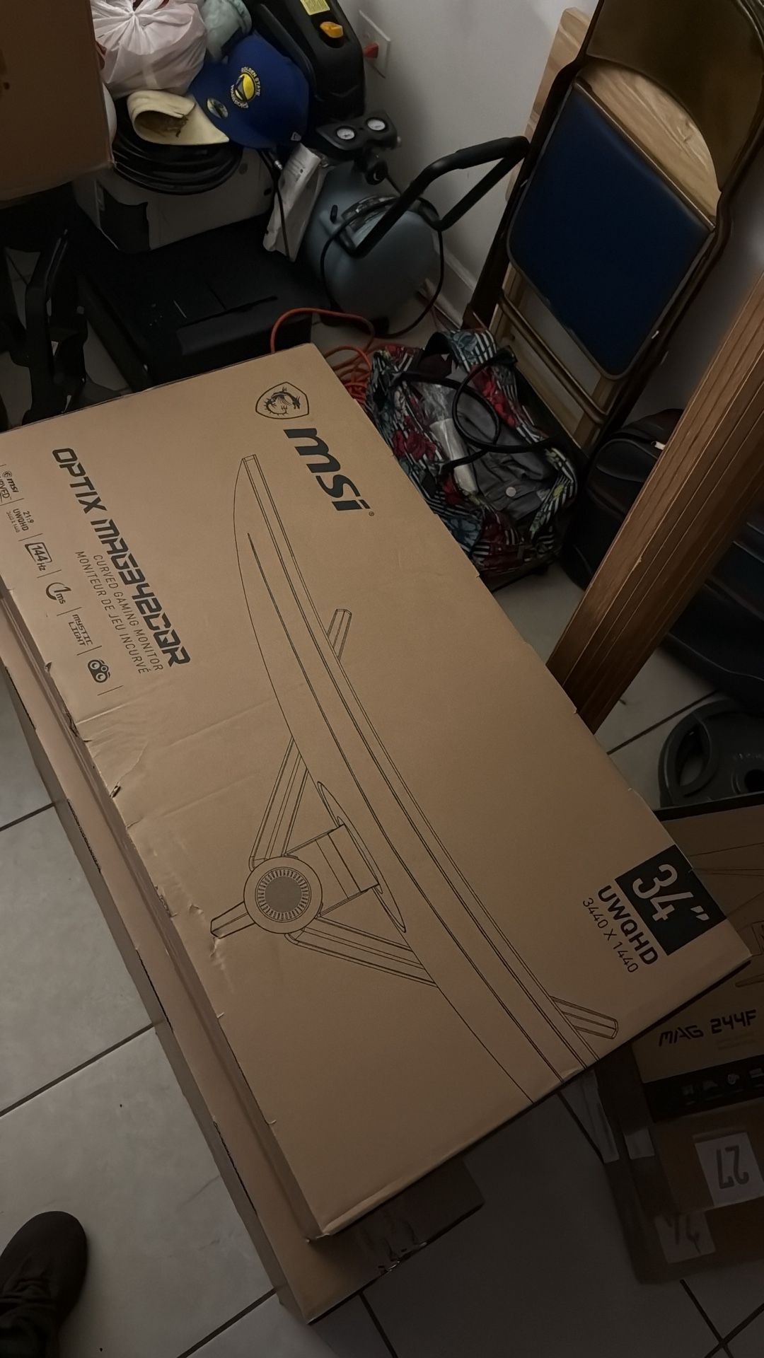 Optix Mag Curved Gaming Monitor 34”