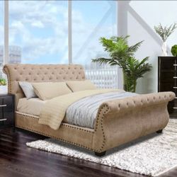 Queen Bed Frame With Mattress