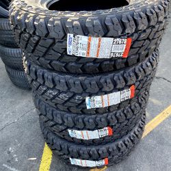 SET OF FOUR TIRES LT 245/70/16 COOPER DISCOVERER S/T