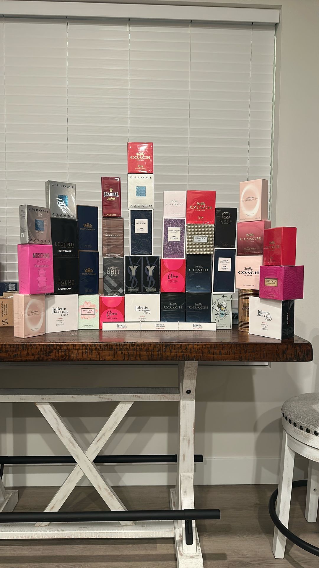 Lots Of Cologne And Perfume